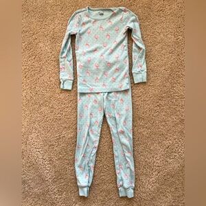 Janie & Jack Flamingo Pjs